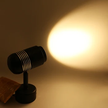 SXZM 10W lamba AC85-265V spot ışık COB sıva Yüzeyi beyaz veya siyah vücut Doğal beyaz ışık Fuaye yatak odası monte led