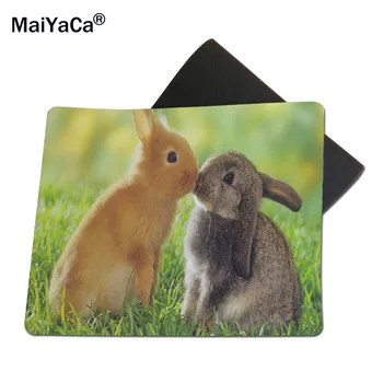 MaiYaCa Tavşan Öpücük Yeni Boyutu Mouse Pad Kaymaz Kauçuk Yüzey 18*29cm 22 cm ve 25*İşlem Mouse Pad