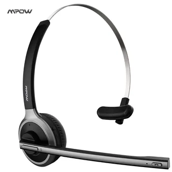 Yeni Bluetooth V4 Mpow.1. Kulaklık Kablosuz bluetooth Araç sürücüsü mikrofon ile handsfree arama Gürültü İptal kulaklık