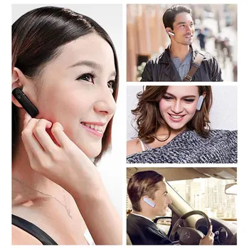 Samsung iphone xiaomi oppo telefon İçin RACAHOO Bluetooth Kablosuz Kulak Kulaklık Stereo High-definition Kulaklık