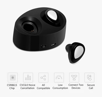Mikrofon Şarj Bankası Perakende ambalaj Kutusu İle Aimitek K2 Gerçek Kablosuz Bluetooth Kulaklık TWS Kulaklık Mini Kulaklık Handsfree